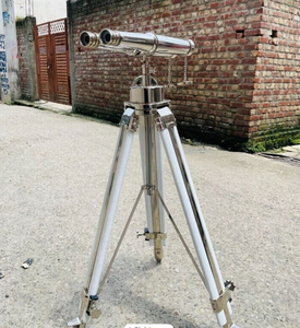 Con soporte Telescopio marítimo Regalo de la Marina Observatorio Spyglass Soporte hecho a mano Telescopio de latón El mejor artículo para regalo - Product Image 3