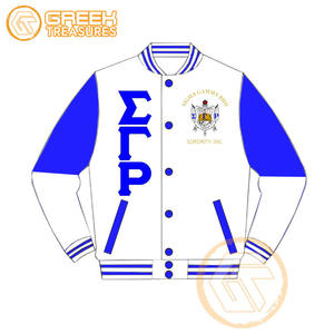Personalizado Sigma Gamma Rho satén bordado Varsity chaqueta hermandad de Mujeres de alta calidad transpirable impermeable a prueba de viento chaquetas de las mujeres - Product Image 6