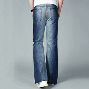 Fabricante profesional de pantalones vaqueros OEM logotipo personalizado pantalones de mezclilla para hombres de negocios con parches lavado ácido y cortes modernos - Product Image 5