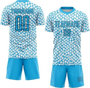 Uniforme de Fútbol Personalizado de Primera Calidad, Impresión Digital, Transpirable, Manga Corta, Unisex, para Clubes - Product Image 1
