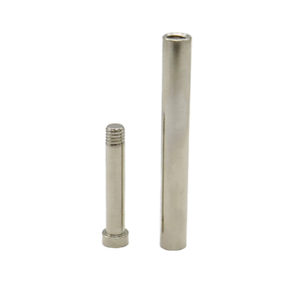 Pasador Cilíndrico de Acero Inoxidable con Rosca Hembra, Pasador de Posicionamiento Semirroscado, Tornillo Semirroscado, Mecanizado CNC, Tolerancia Personalizada - Product Image 1