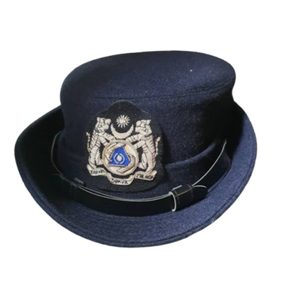 Badges brodés à la main de luxe OEM en fil d'or, personnalisés, écologiques, avec des perles en tissu pour casquette - Product Image 4