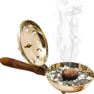 Brûleur d'encens en fer de conception classique fait main en Inde, écologique, décoratif pour la maison, de bonne qualité, meilleurs prix de gros - Product Image 2