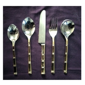 Utensilios de cocina, cubiertos, juego de cuchillos para mantequilla, cubiertos, juegos de cubiertos de latón, manijas plantadas doradas, vajilla, cubiertos, juego de cuchillos para uso doméstico - Product Image 3