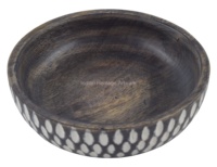 Bol à fruits/noix en bois de style américain fait main, taille personnalisée, artisanat en bois de qualité supérieure, vaisselle décorative pour fête, salade IHA