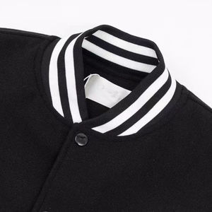 Chaqueta universitaria de calidad superior para hombre con servicios ODM y OEM, superventas, logotipo personalizado con cuello levantado para invierno - Product Image 4