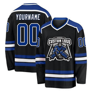 เสื้อฮอกกี้น้ำแข็งแบบตาข่ายคุณภาพสูง ราคาโรงงาน รับผลิตตามแบบ พิมพ์ลายแบบซับลิเมชั่น บริการ OEM แห้งเร็ว ระบายอากาศได้ดี - Product Image 2