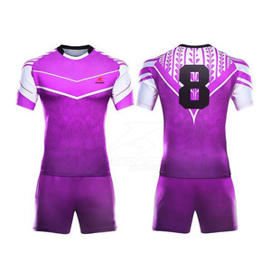 Ensemble de vêtements de sport respirants pour uniforme de rugby vente en ligne pour les sports de plein air - Product Image 1