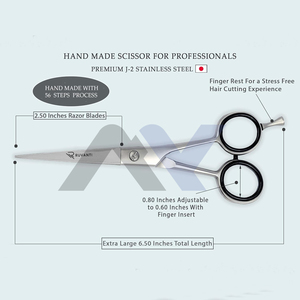 Tijeras De Corte De Pelo Profesionales-Tijeras De Peluquería Para Salón Y Uso Doméstico Con Borde De Afeitadora Duradero Afilado Tijeras De Peluqueria - Product Image 6