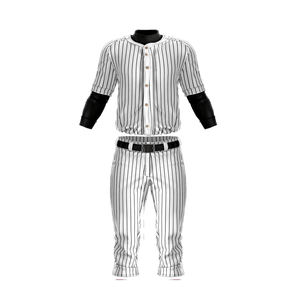 Uniforme de equipo de béisbol clásico de poliéster de alta calidad, atletas de tendencia superior, conjuntos transpirables que absorben el sudor completamente sublimados, XS XL - Product Image 1