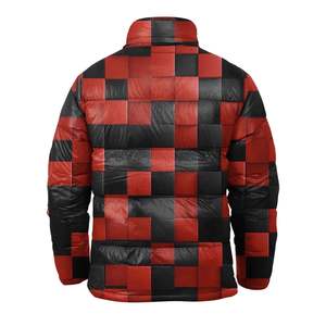 Veste matelassée zippée pour homme, nouveau style 2025, impression par sublimation de haute qualité, col montant, veste matelassée chaude d'hiver pour homme - Product Image 6