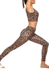 Ensemble de yoga pour femmes, taille haute, uni, léger, personnalisé, vêtements de sport de fitness, séchage rapide, respirant, grande taille - Product Image 3