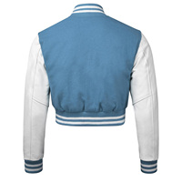 Veste universitaire courte pour femme, design tendance, haute qualité, respirante, vente en gros, entièrement personnalisable, OEM, coupe-vent