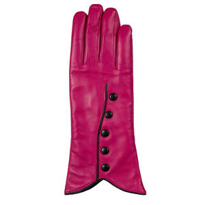 Custom Made Wholesale PU Leather Sheepskin Fur Fashion Heating Touch Screen <b>Men</b> Driving Causal Leather Daily Use <b>Gloves</b> - Product Image 3