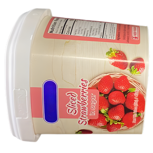 DOK595 Special Design 595ml Tamper Evident PP IML <b>Cup</b> with Lid for Milk Ice Cream Cookie Chocolate Food Packaging - Product Image 4