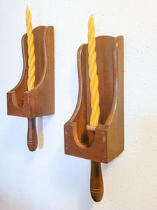 Appliques murales décoratives en bois antique pour intérieur, couloir, accents métalliques classiques, charme intemporel et élégant - Product Image 5