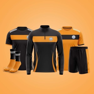 Maillot de football gaélique à lancer par sublimation complète Short à demi-zip pour les clubs irlandais Vêtements de l'équipe Maillots GAA - Product Image 5