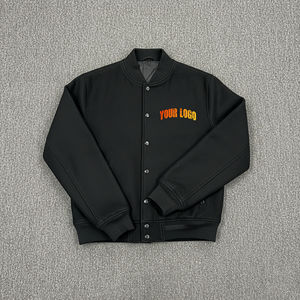 Veste universitaire de baseball d'hiver sur mesure pour hommes, logo personnalisé, corps 100% laine, style unique de la rue principale, veste pour femmes - Product Image 4