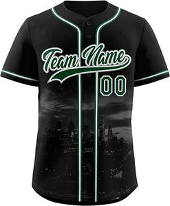 Chemises uniformes de baseball à sublimation personnalisée OEM Maillot de sports d'équipe avec logo personnalisé imprimé Short de sport de softball à motif vierge - Product Image 6