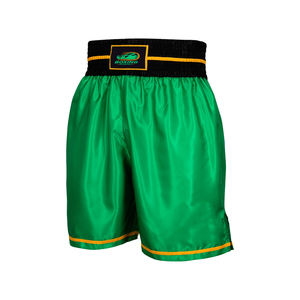 Short de boxe en satin de compétition pour hommes de haute qualité Short de boxe d'arts martiaux de couleur verte pour adulte - Product Image 4