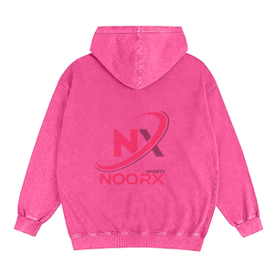 Sweats à capuche d'hiver imprimés solides lavés à l'acide pour adultes grande taille séchage rapide et respirant imprimé services OEM de haute qualité - Product Image 2