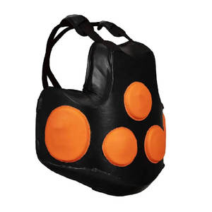 Protecteur de corps de boxe professionnel de haute qualité Logo personnalisable protège-poitrine pour MMA karaté Taekwondo Sparring Gear en cuir - Product Image 5