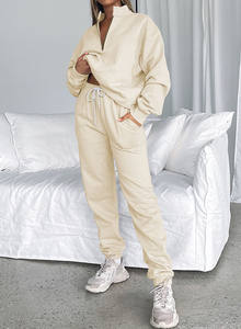 Survêtement d'hiver léger pour femmes Logo personnalisé Chemises et pantalons amples de haute qualité chauds et à la mode - Product Image 6