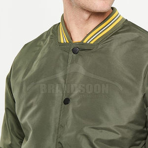 Chaqueta Bomber de Invierno para Hombre, Nuevo Diseño, Manga Larga, Transpirable, Personalizable, de Alta Calidad, Nailon/Poliéster - Product Image 4