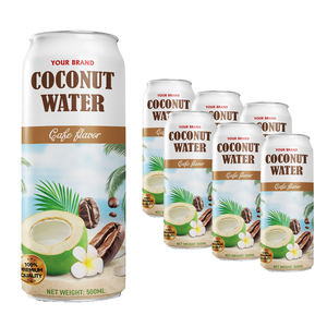330ml Canned 100% Pure <b>Sterilized</b> Coconut Water Natural Flavor Halal HACCP/ISO Certified OEM Accepted Beverage Manufacturer - Product Image 1