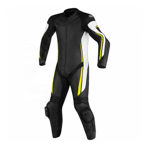 2025 traje de carreras de cuero de una pieza de diseño personalizado nuevo estilo ropa de montar en moto con traje de cuero estampado - Product Image 1