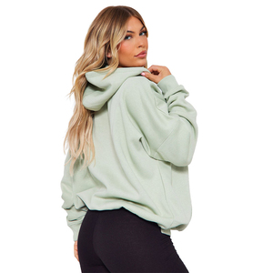 Sweat à capuche brodé personnalisé de qualité supérieure, streetwear, pull oversize, polaire épais, chaud, 100% coton pour hommes et femmes, style tendance - Product Image 4