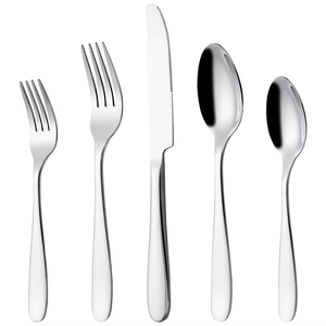 Juego de Cubiertos Básico con Acabado Plateado, Cubiertos de Acero Inoxidable para Restaurantes, Hoteles, Cenas Formales, Oficina, Cantina y Catering - Product Image 6