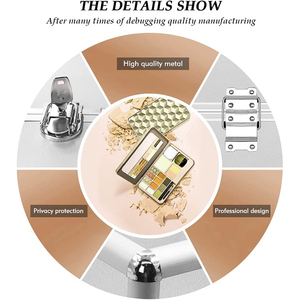 DreamCase Túi Đựng Dụng Cụ Lăn Bằng Nhôm Hộp Kéo Cắt Tóc Cho Tiệm Làm Tóc Kèm Chân Và Gương BC008 - Product Image 3