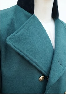 Manteau long croisé en laine imperméable pour homme, élégant et formel, personnalisable pour événements - Product Image 6