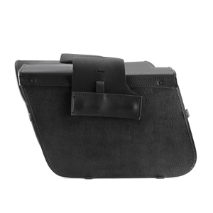 Prix de gros accessoire de moto 2024 sac de selle de moto de haute qualité en cuir de couleur noire - Product Image 4