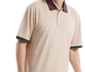 Polos bon marché pour hommes, t-shirts personnalisés à manches courtes, 100% polyester, 200 grammes, style social business, polos pour hommes - Product Image 2