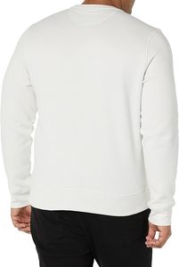 Sweat-shirt à capuche pull-over pour hommes de la saison d'automne Motif solide Options grandes et hautes en polyester/coton - Product Image 5