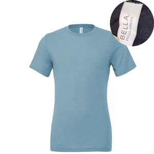 เสื้อยืด Tri-blend Bella Canvas คอกลมสำหรับผู้ชาย เสื้อยืด Softstyle CVC สำหรับผู้ใหญ่ เสื้อยืด Next Level สำหรับผู้ชาย เนื้อผ้านุ่ม Tri-blend รับสกรีนโลโก้ - Product Image 1