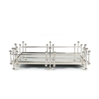 Plateau de rangement rond en laiton doré de luxe avec pieds, plateau décoratif pour la maison, accessoire de table, organisateur de bijoux, de parfums et de cosmétiques