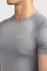 Correr Hombres Gimnasio Compresión Debajo DE LA BASE Camisas de compresión Manga larga Secado rápido Deportes Spandex/Poliéster para adultos - Product Image 6