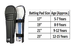 Produit de cricket Cutx moulé Black Zeal Legguard pour garçons au bâton - Product Image 4