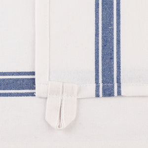 Serviette de cuisine en coton recyclé à rayures vintage à motif à carreaux à séchage rapide en rouge pour le golf et la cuisine - Product Image 1