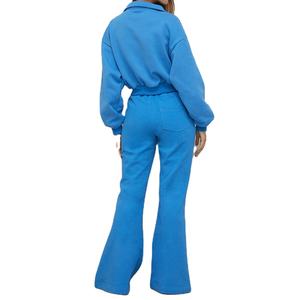 Trajes de sudor con lavado ácido Zip Up Sun Faded Chándales Sudaderas con capucha y pantalones de chándal Conjuntos 100% Chándales de algodón 2026 - Product Image 4