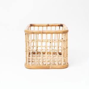 Elegant Bamboo Rattan <b>Storage</b> <b>Basket</b> Rectangle Kitchen <b>Storage</b> Rattan <b>Baskets</b> for Home Decorative Wholesale From Vietnam - Product Image 3