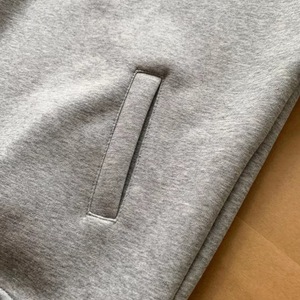 Sweat-shirt à capuche oversize en molleton épais, 14 zip, pull-over en coton mélangé, uni, teint, quart de zip, capuche unisexe, sweat-shirt d'hiver - Product Image 5