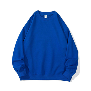 พร้อมส่ง บริการ OEM ผู้ชาย เสื้อเหงื่อเปล่า เสื้อสเวตเตอร์คอกลมขนาดใหญ่ผู้ชาย เสื้อสเวตเตอร์คอกลมแบบกําหนดเอง - Product Image 2