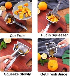 Presse-jus en alliage d'aluminium robuste de qualité supérieure Design antidérapant ergonomique Ustensiles de cuisine portables de qualité commerciale - Product Image 5
