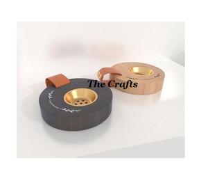 Brûleur de Bakhoor en bois de couleur marron tendance avec calligraphie, forme triangulaire, brûleur de Bakhoor Mabkhara - Product Image 4