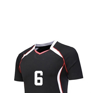 Ensemble d'uniformes de volley-ball personnalisés de haute qualité 100% polyester, couleur et logo personnalisés, respirant, séchage rapide, maillot et short, vêtements de sport OEM - Product Image 4