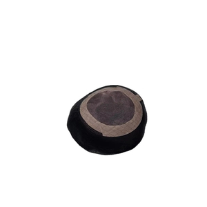 Toupet en cheveux humains à base mono, perruque à base mono, prothèse capillaire en cheveux humains, taz hair bd - Product Image 3